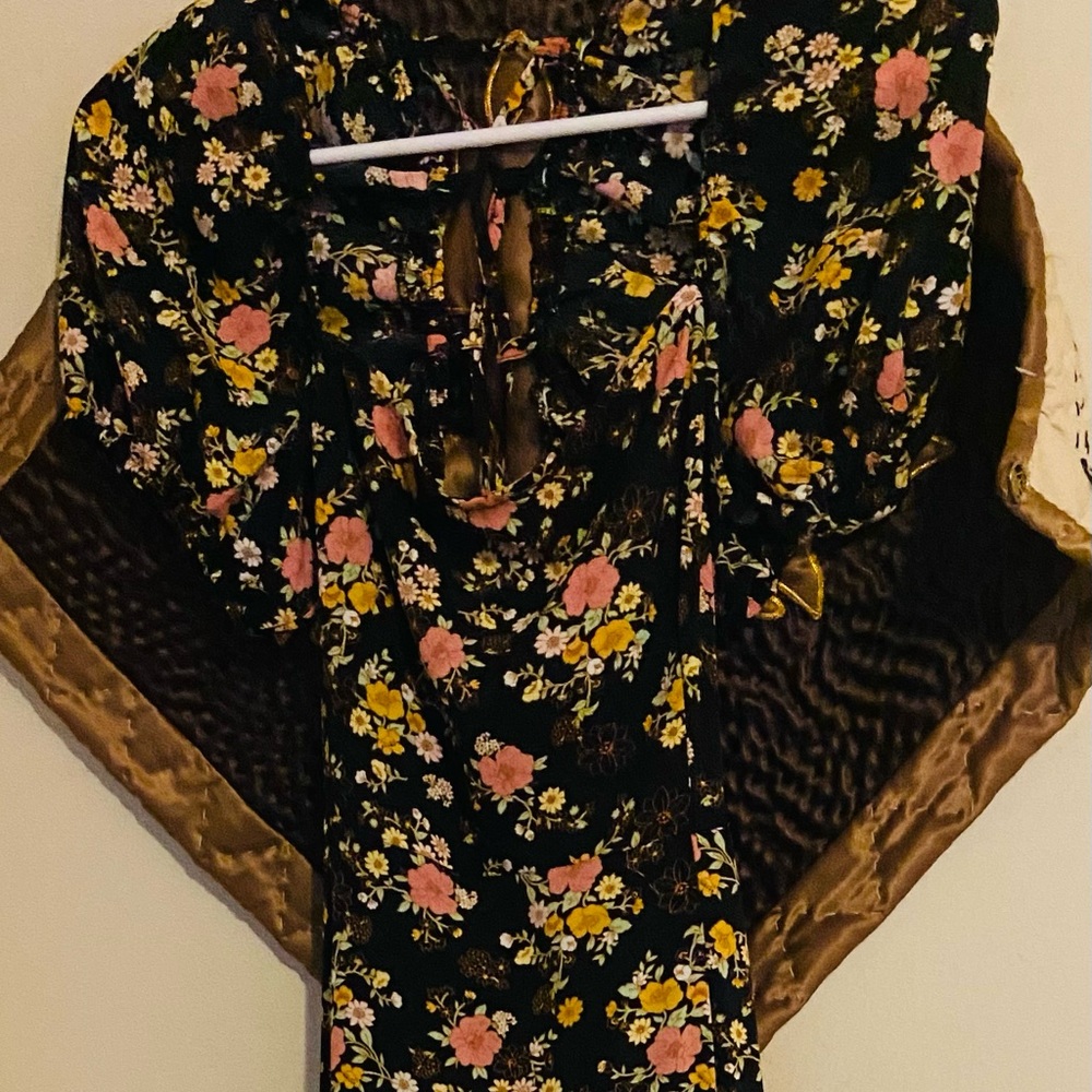 Long floral dress